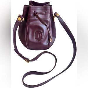 🍷💯Authentic Cartier Crossbody Bucket Bag 🍷